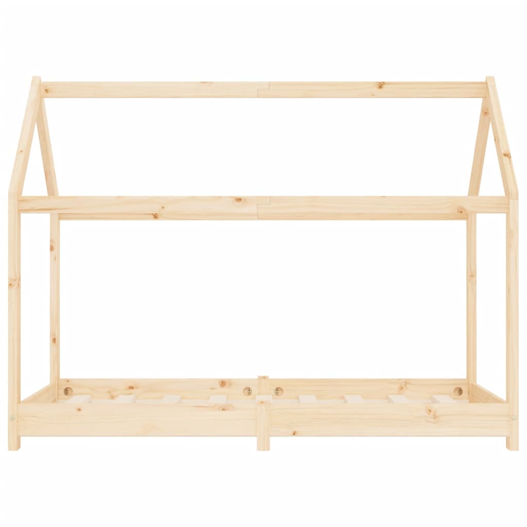 Children's bed frame solid pine 80 x 160 cm