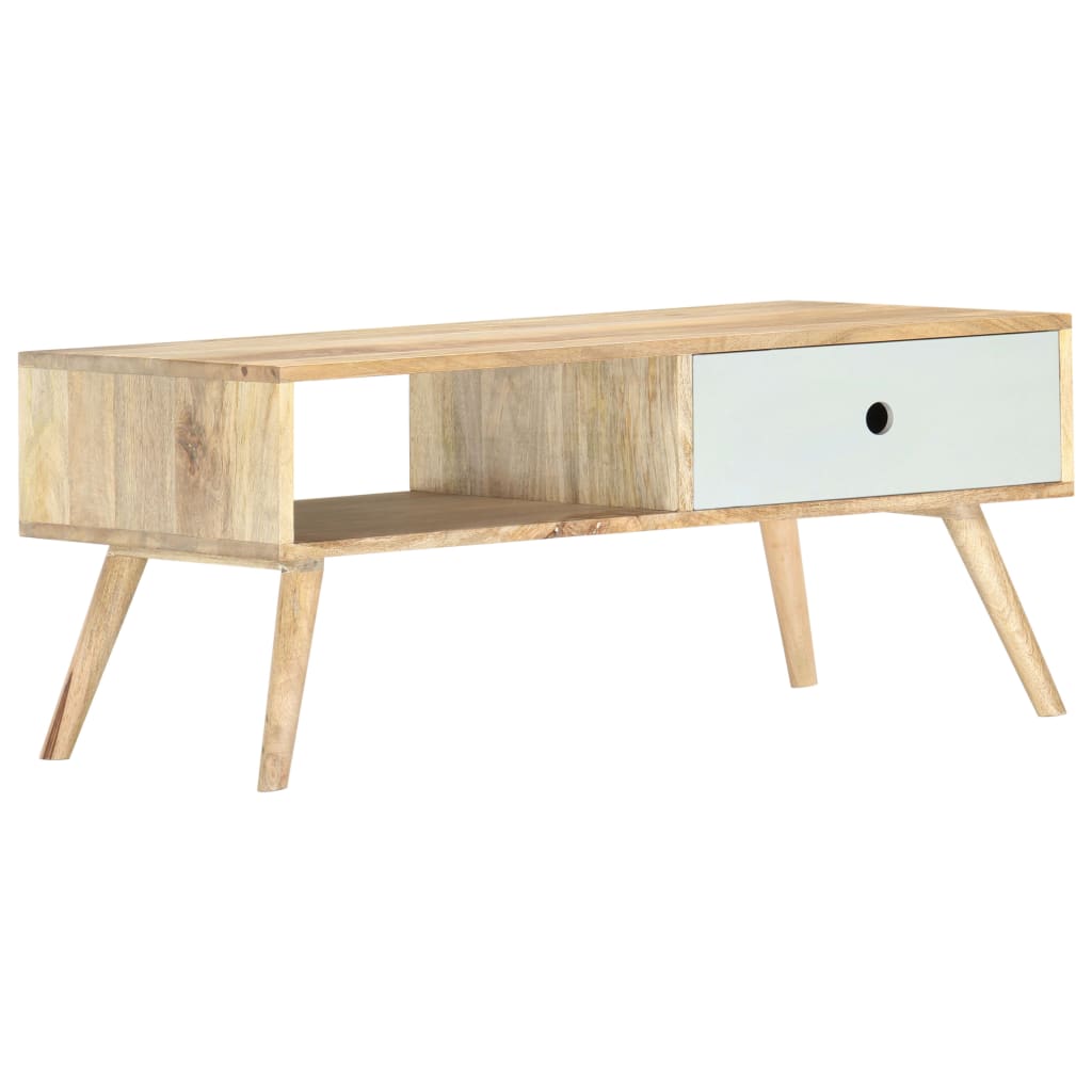 Coffee table 90×50×40 cm solid mango wood