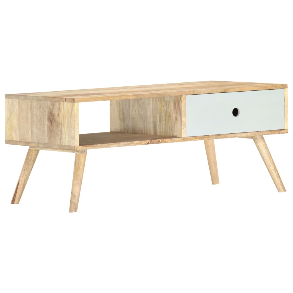 Coffee table 90×50×40 cm solid mango wood