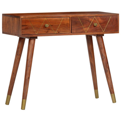 Console table 90×35×76 cm solid acacia wood