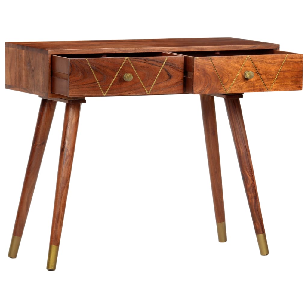 Console table 90×35×76 cm solid acacia wood