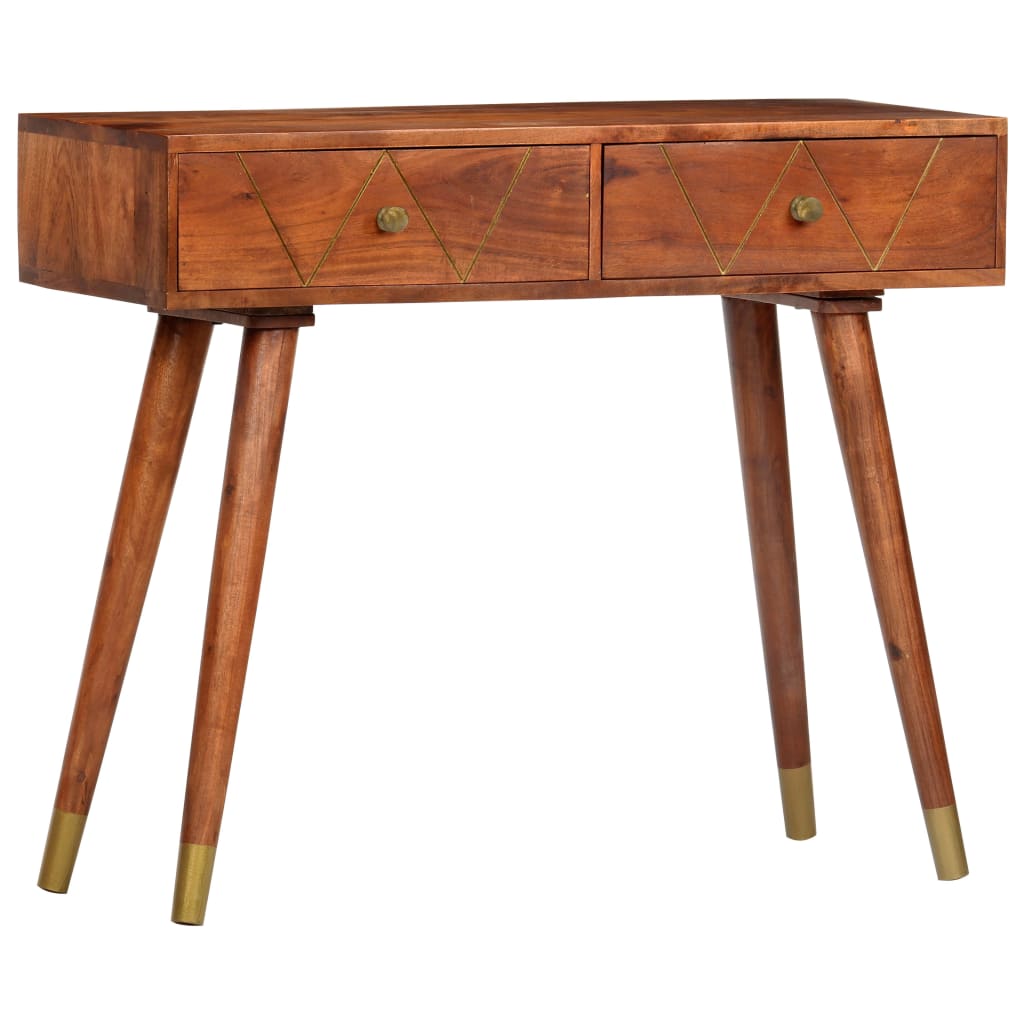 Console table 90×35×76 cm solid acacia wood