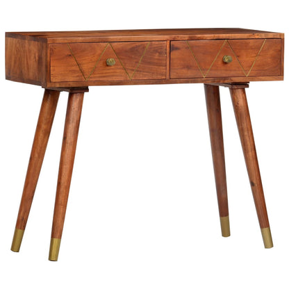 Console table 90×35×76 cm solid acacia wood