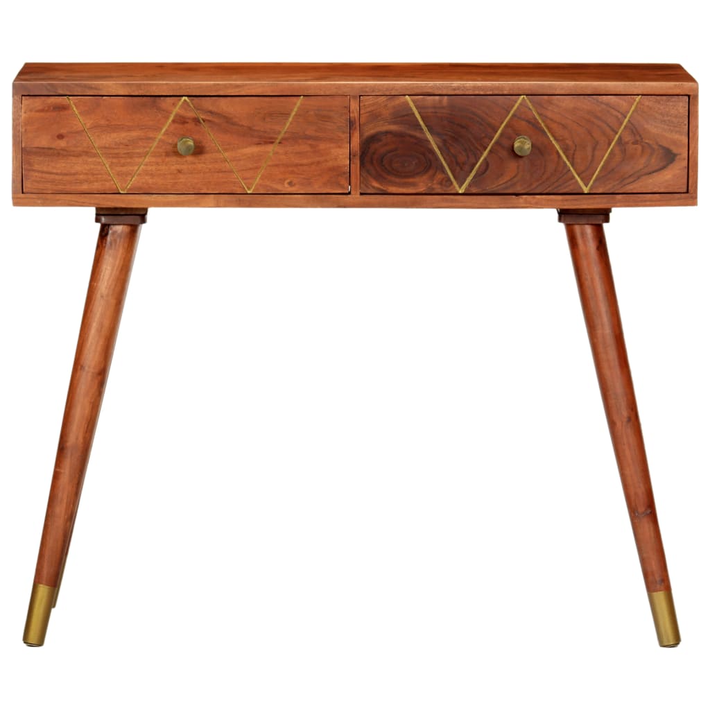 Console table 90×35×76 cm solid acacia wood