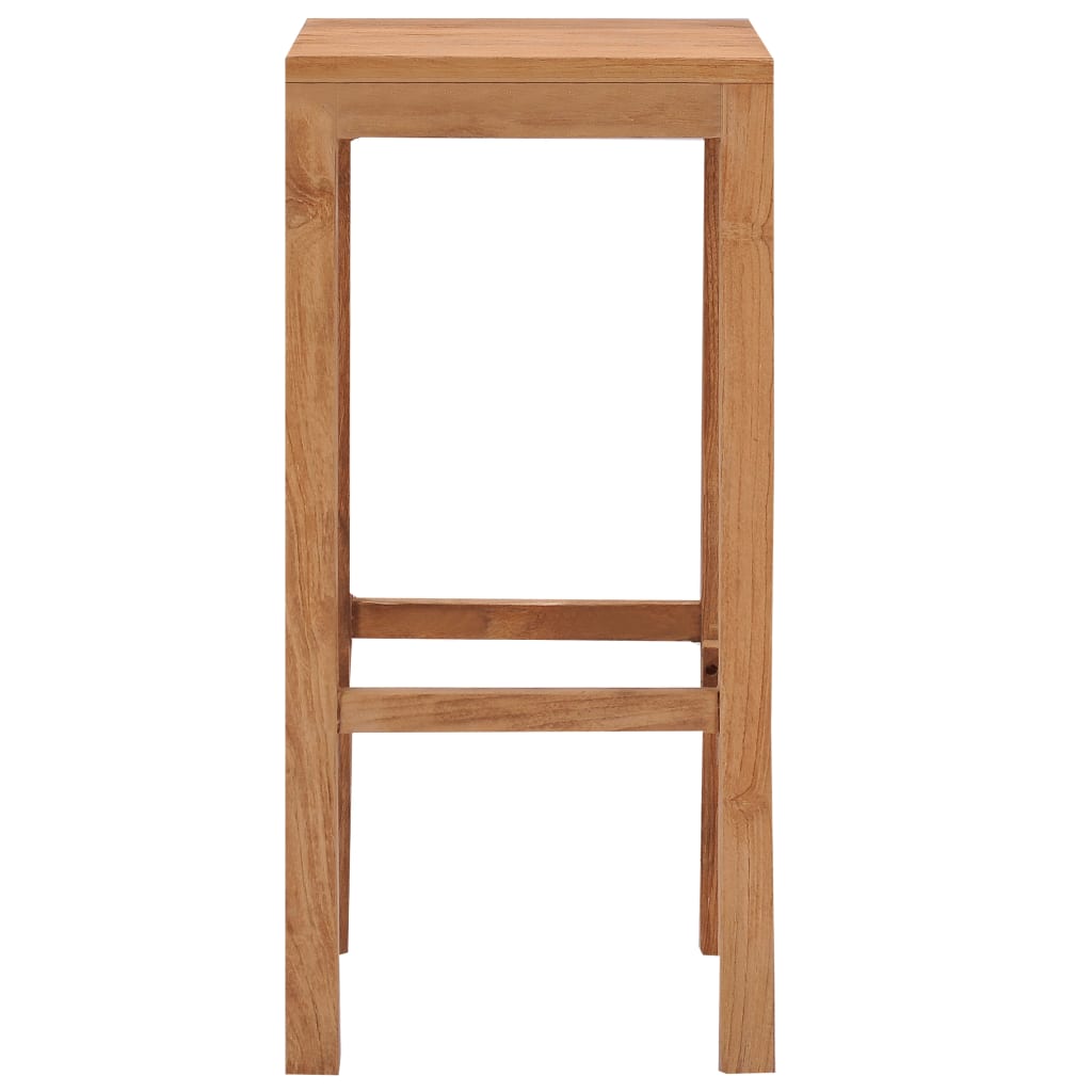 Barhocker 4 Stk. Massivholz Teak