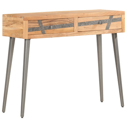 Console table 90x30x75 cm solid acacia wood