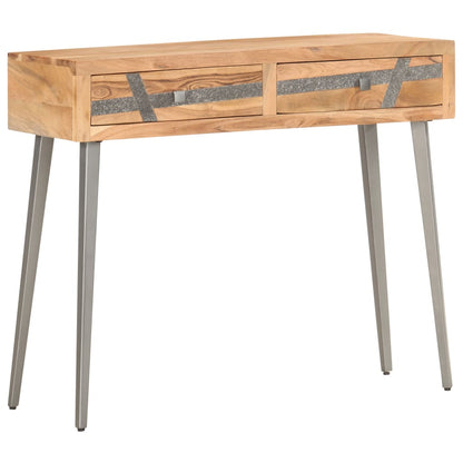 Console table 90x30x75 cm solid acacia wood