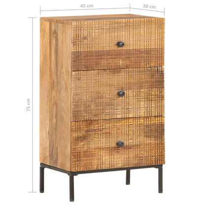 Sideboard 45 x 30 x 75 cm solid mango wood