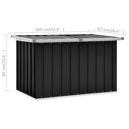 Gartenbox Anthrazit 109x67x65 cm