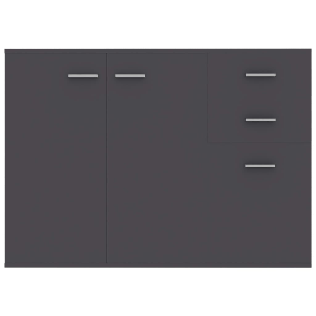 Sideboard Grau 105x30x75 cm Holzwerkstoff