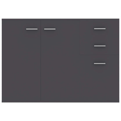 Sideboard Grau 105x30x75 cm Holzwerkstoff