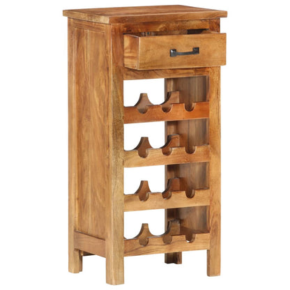 Weinschrank 40 x 30 x 80 cm Massivholz Akazie