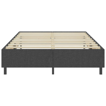 Boxspring-Bettgestell Grau Stoff 140x200 cm