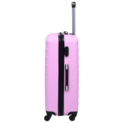 Hartschalen-Trolley-Set 3 Stk. Rosa ABS