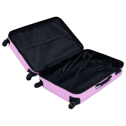 Hartschalen-Trolley-Set 3 Stk. Rosa ABS