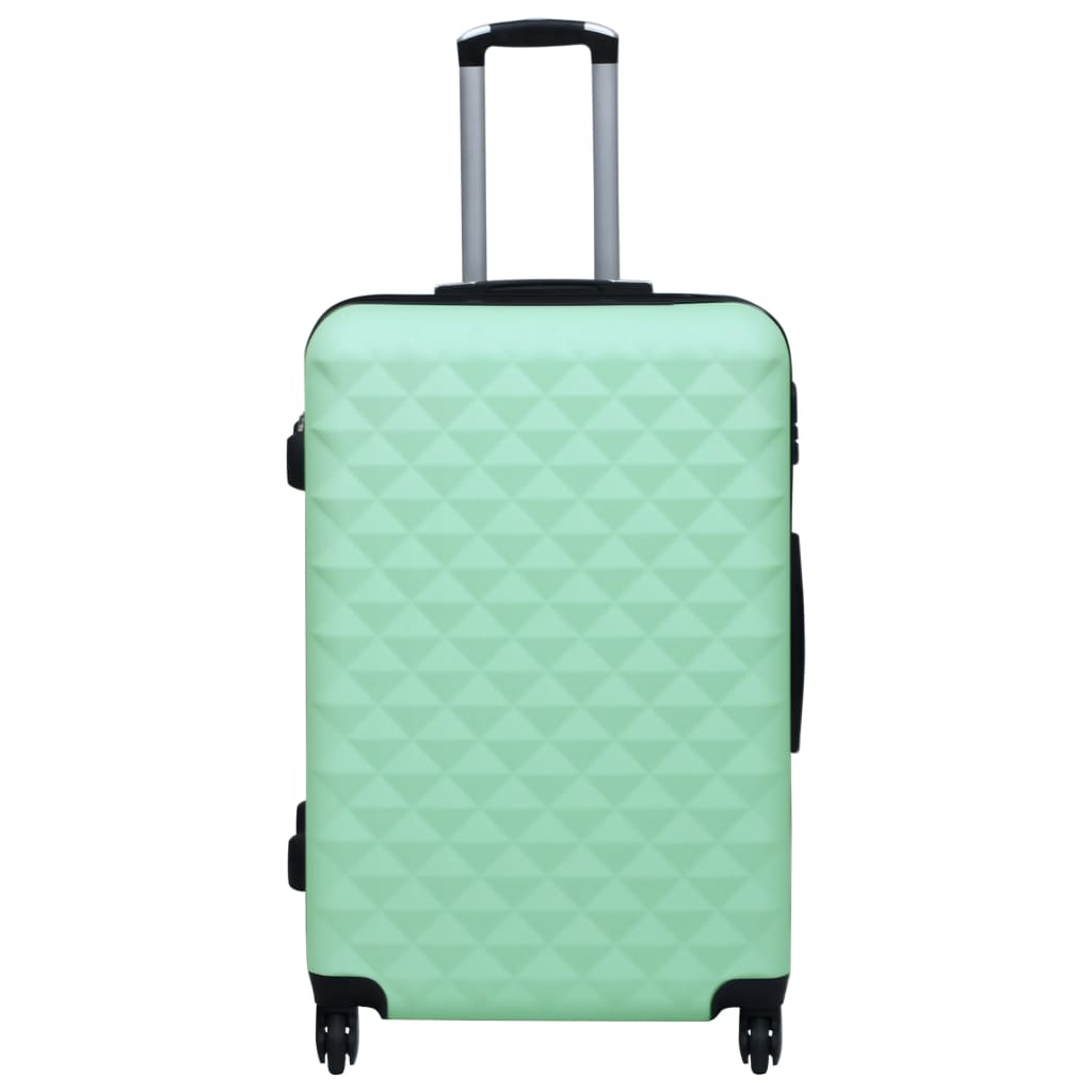 Hard shell trolley set 3 pcs. Mint green ABS