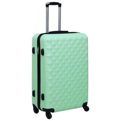 Hard shell trolley set 3 pcs. Mint green ABS