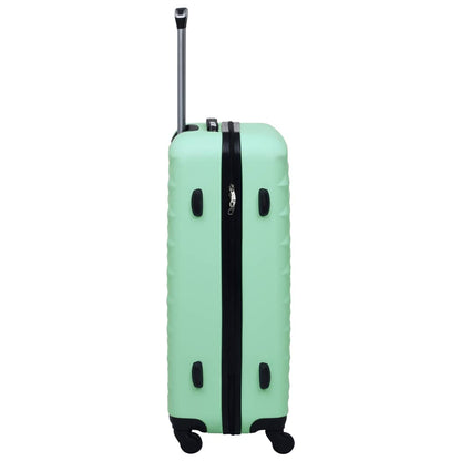 Hard shell trolley set 3 pcs. Mint green ABS