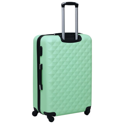 Hard shell trolley set 3 pcs. Mint green ABS