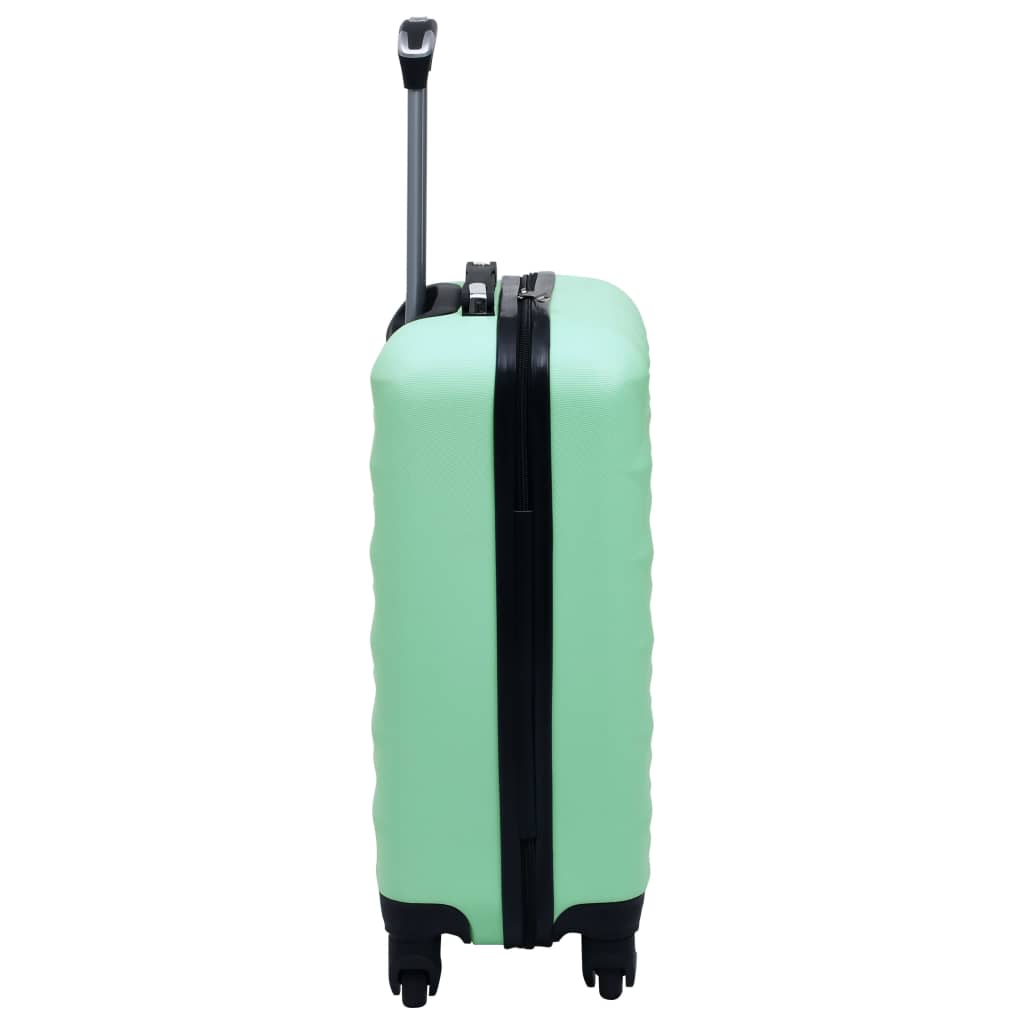 Hard shell trolley set 2 pcs. Mint green ABS