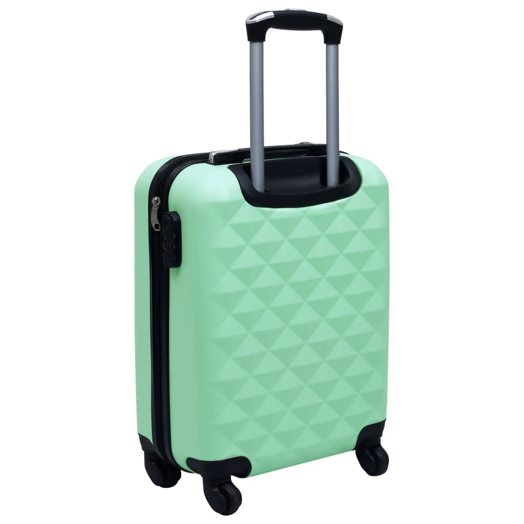 Hard shell trolley set 2 pcs. Mint green ABS