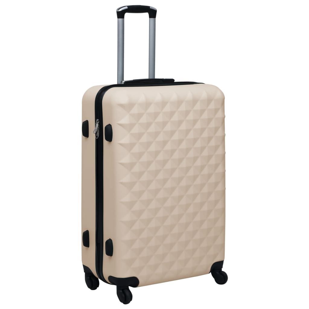 Hard shell trolley set 2 pcs. Golden ABS