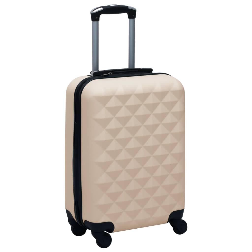 Hard shell trolley set 2 pcs. Golden ABS