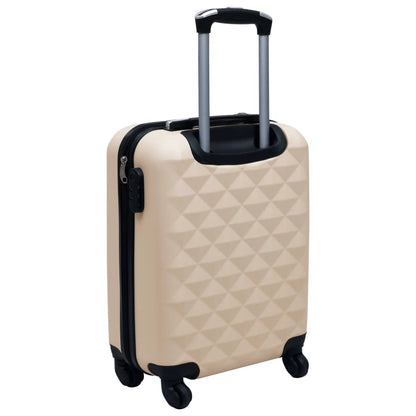 Hard shell trolley set 2 pcs. Golden ABS