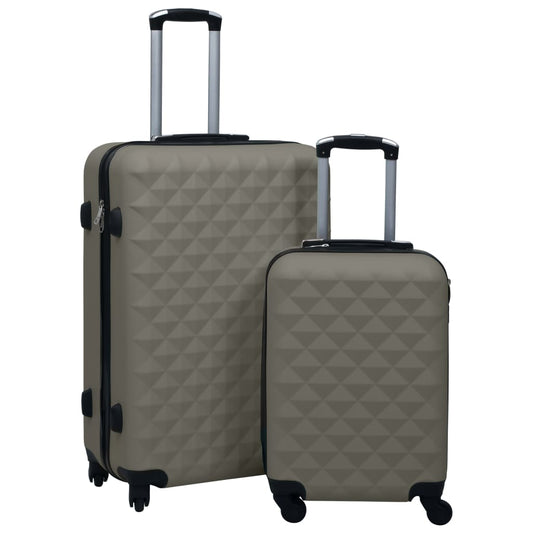 Hard shell trolley set 2 pcs. Anthracite ABS