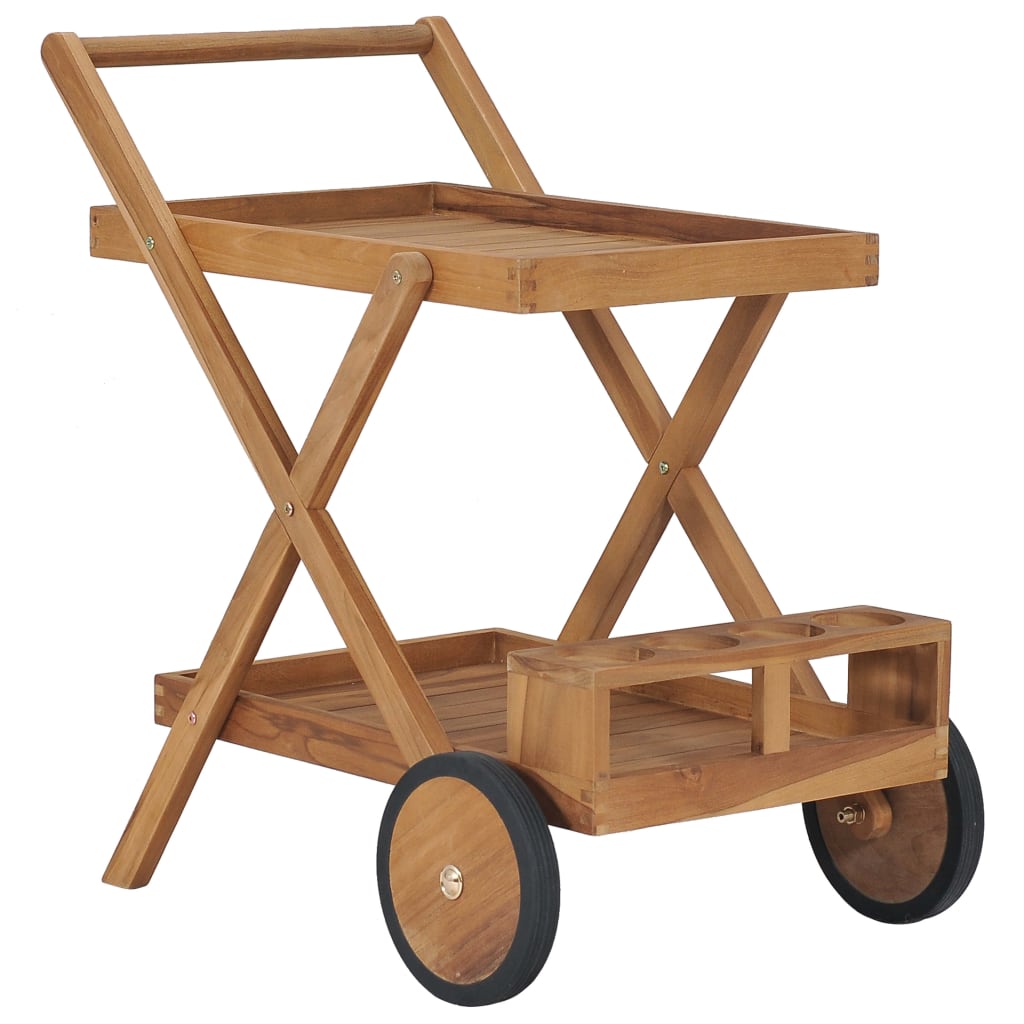 Tea trolley solid teak