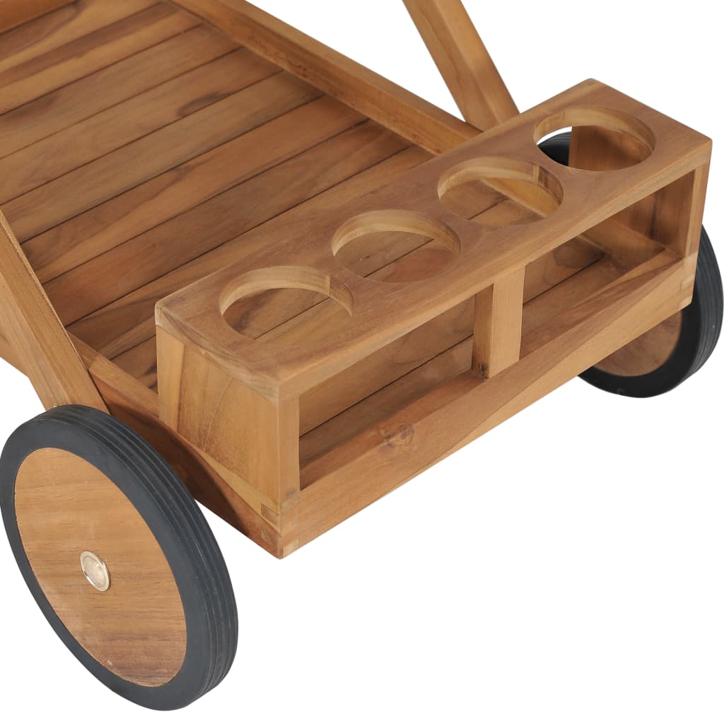 Tea trolley solid teak