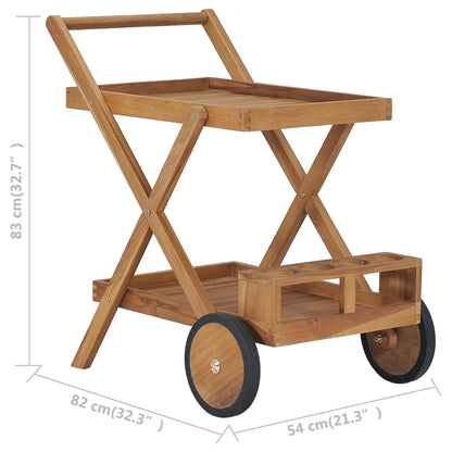 Tea trolley solid teak