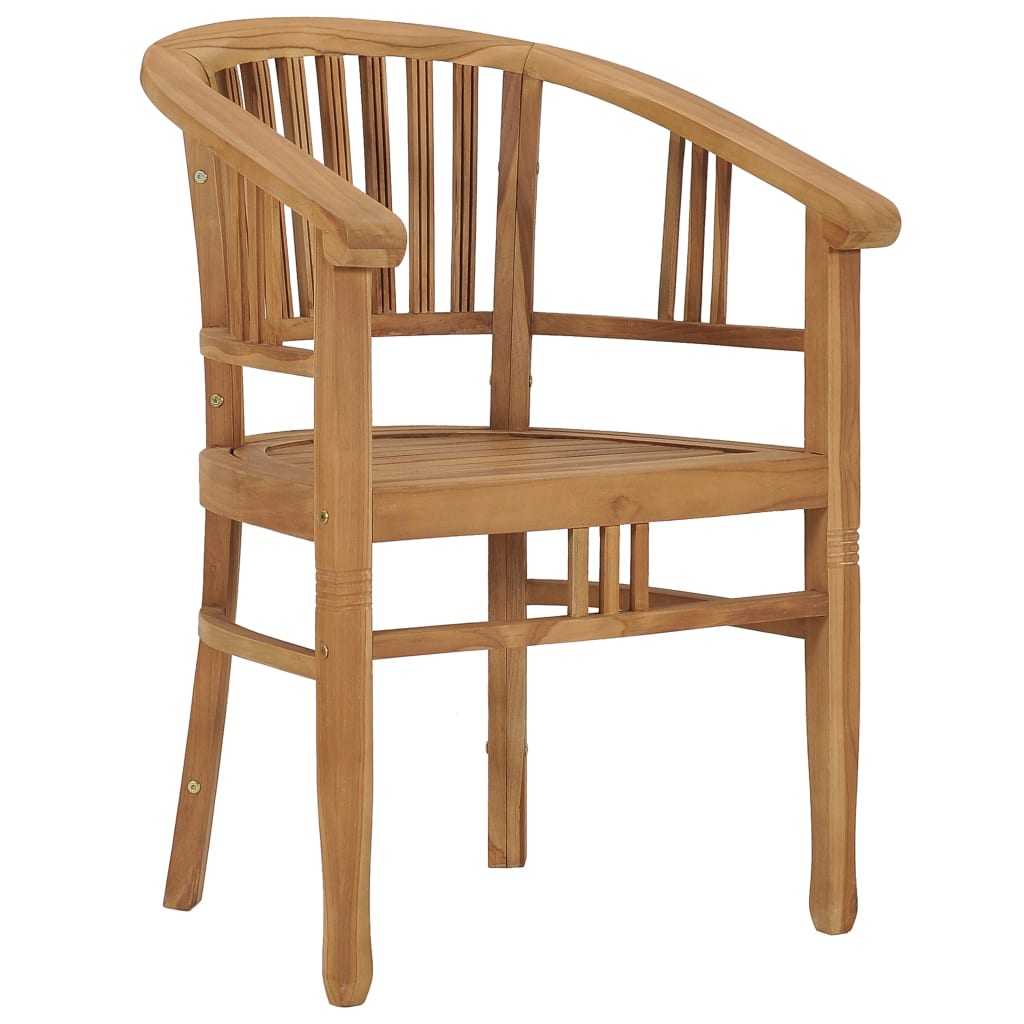 Garden chairs 2 pcs. Solid teak wood