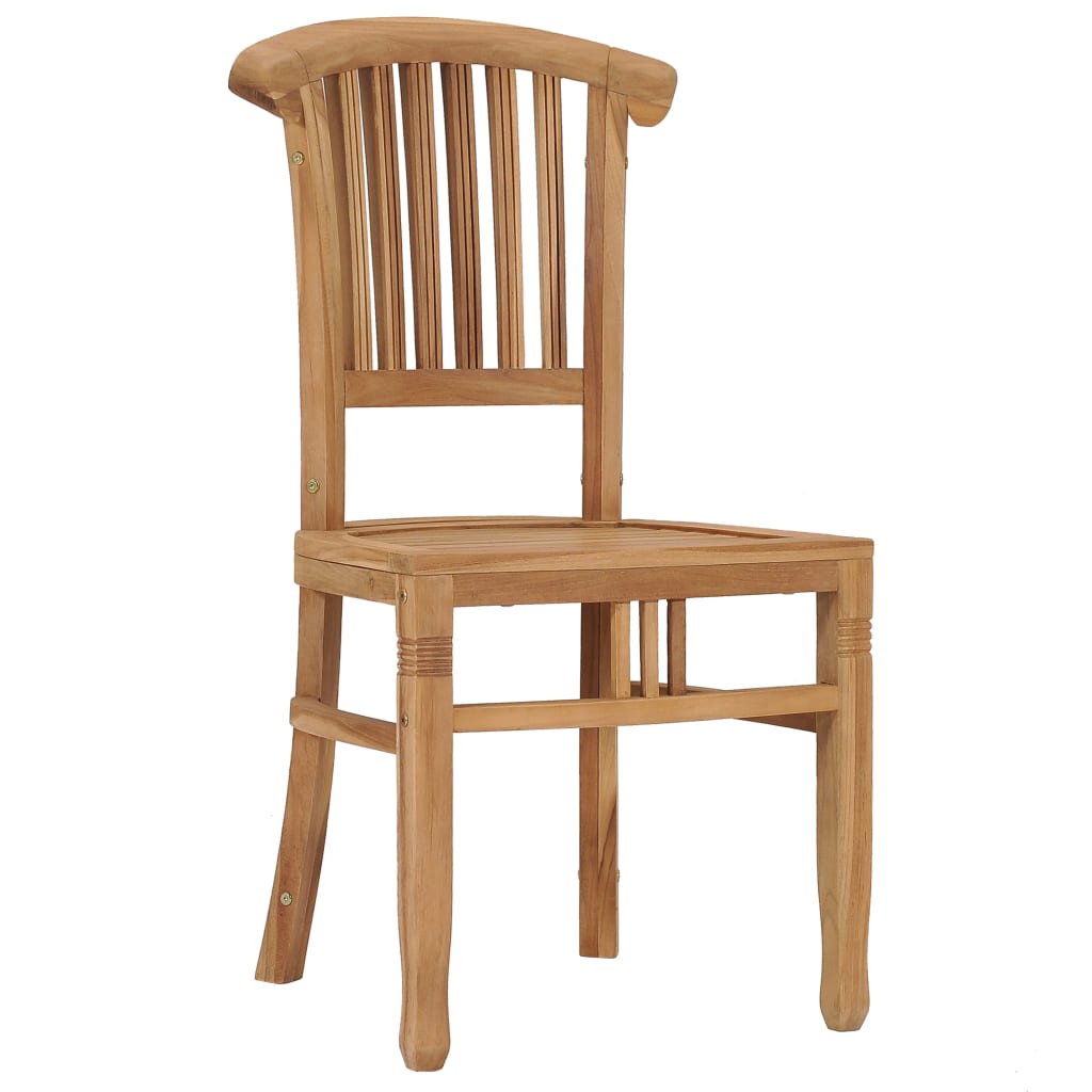 Garden chairs 2 pcs. Solid teak wood