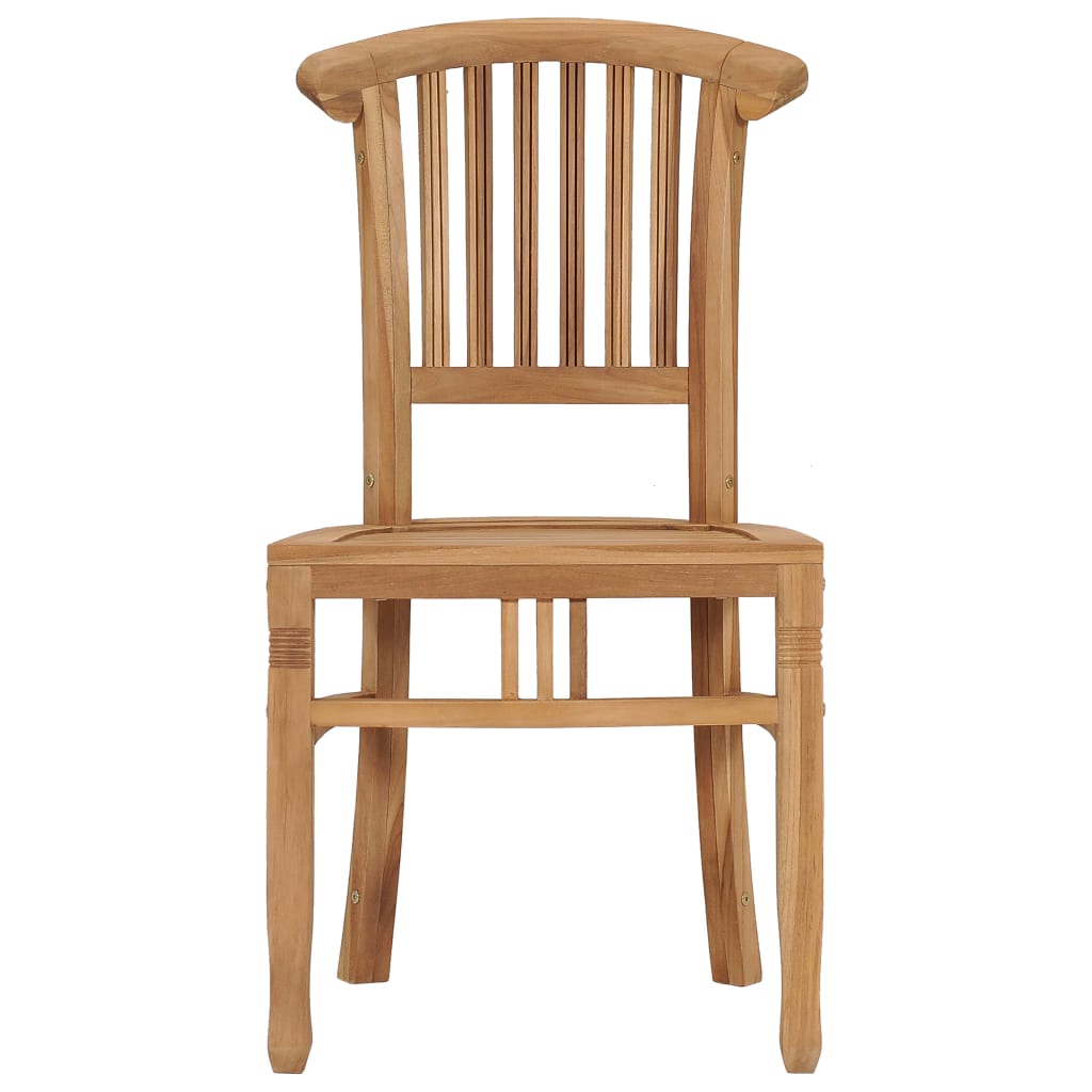 Garden chairs 2 pcs. Solid teak wood