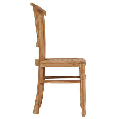 Garden chairs 2 pcs. Solid teak wood