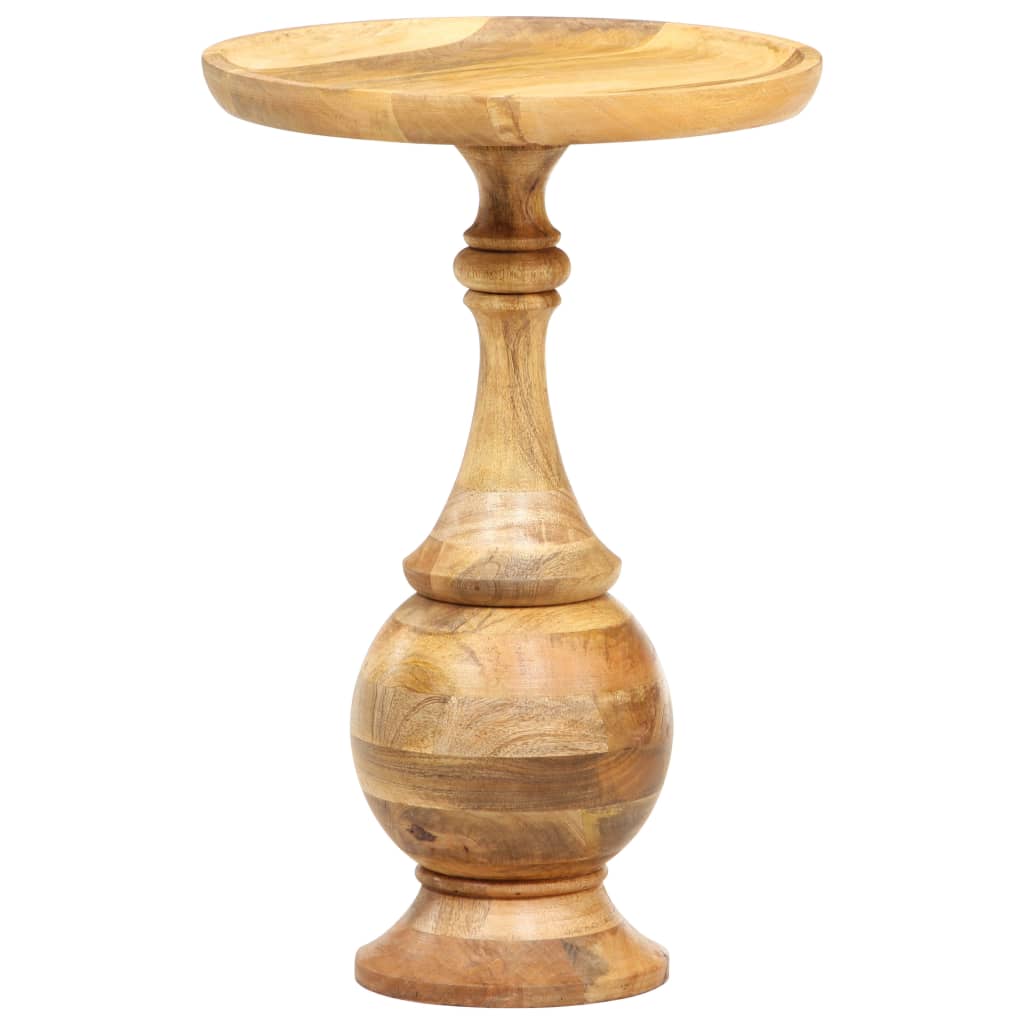 Round side table 43 x 43 x 66 cm solid mango wood