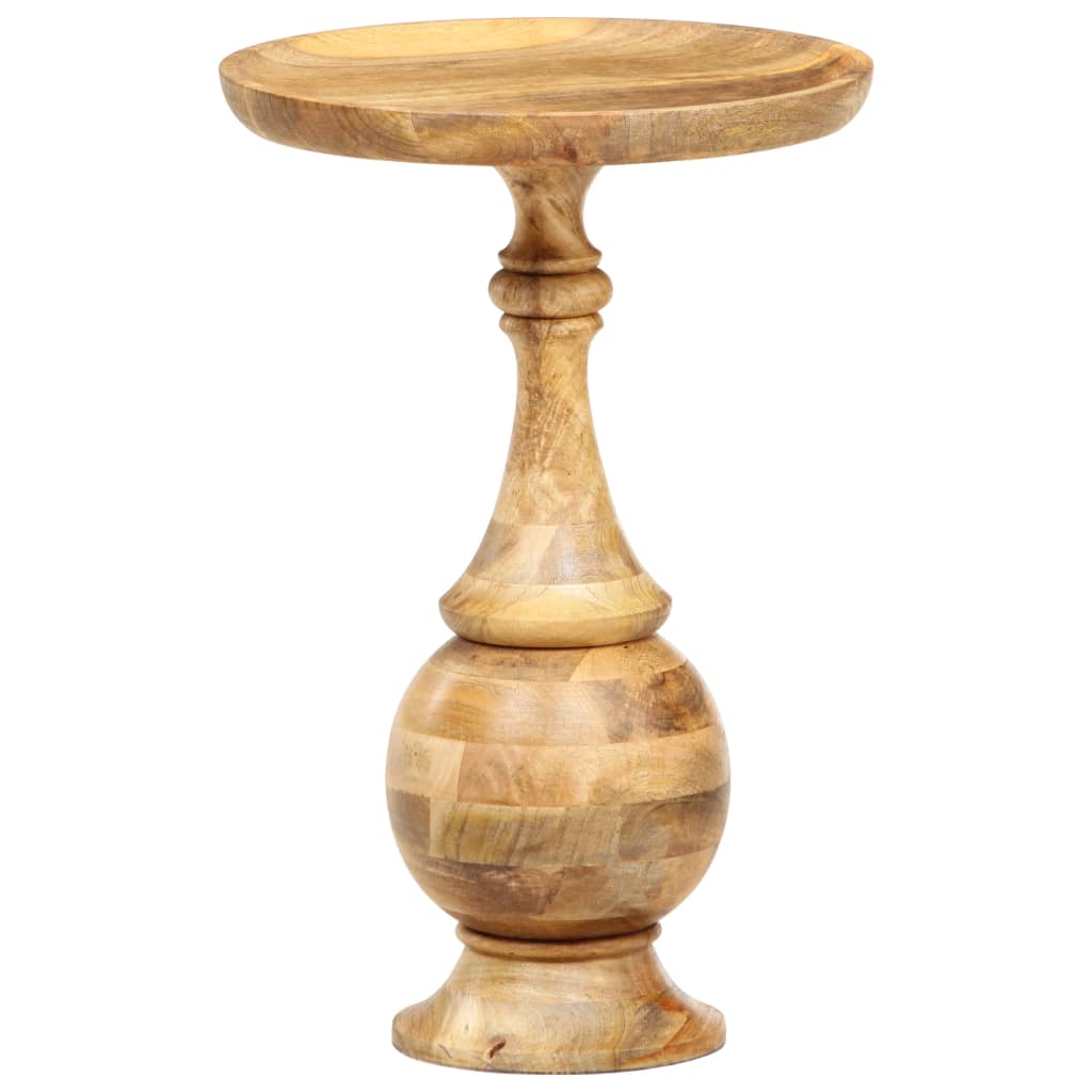 Round side table 43 x 43 x 66 cm solid mango wood