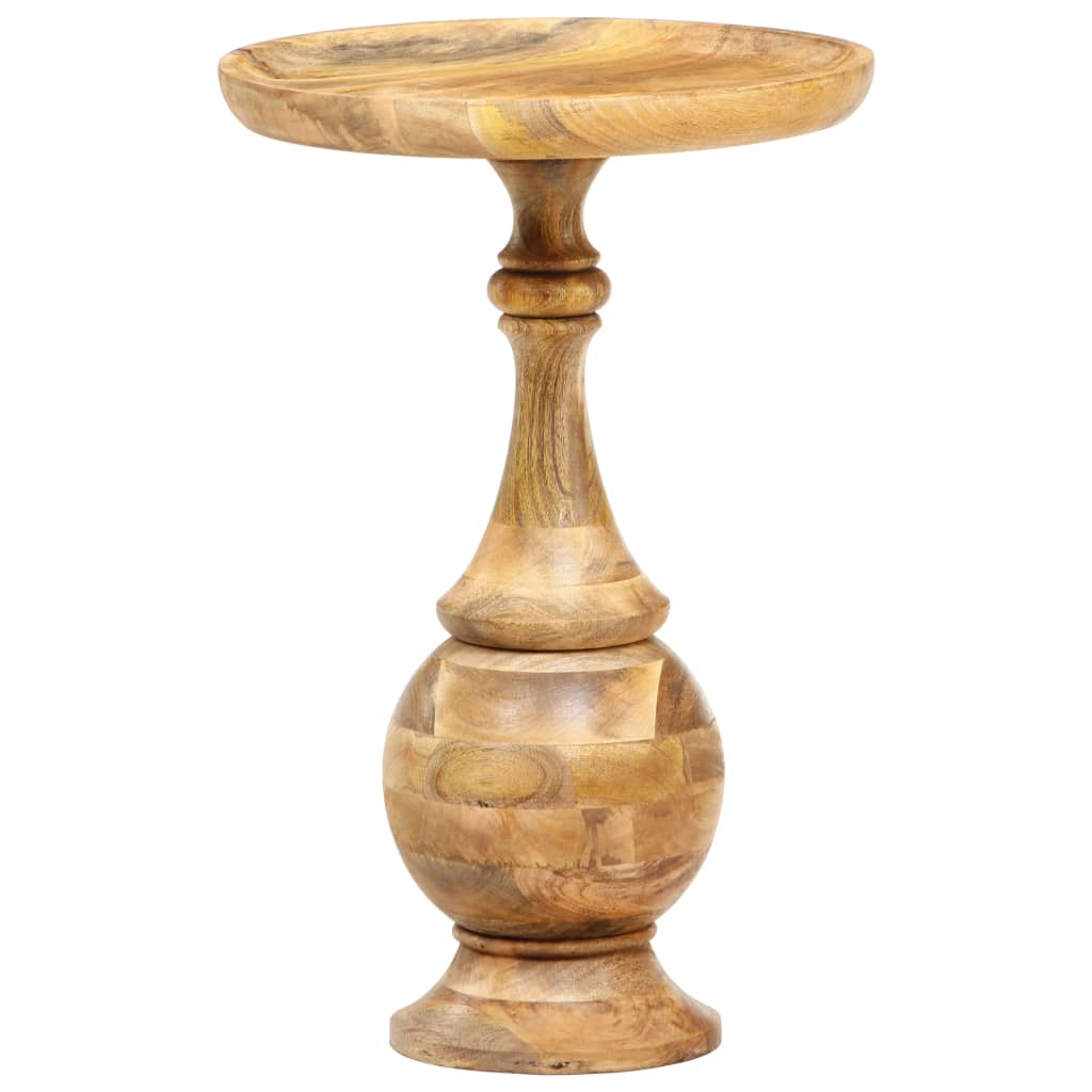 Round side table 43 x 43 x 66 cm solid mango wood