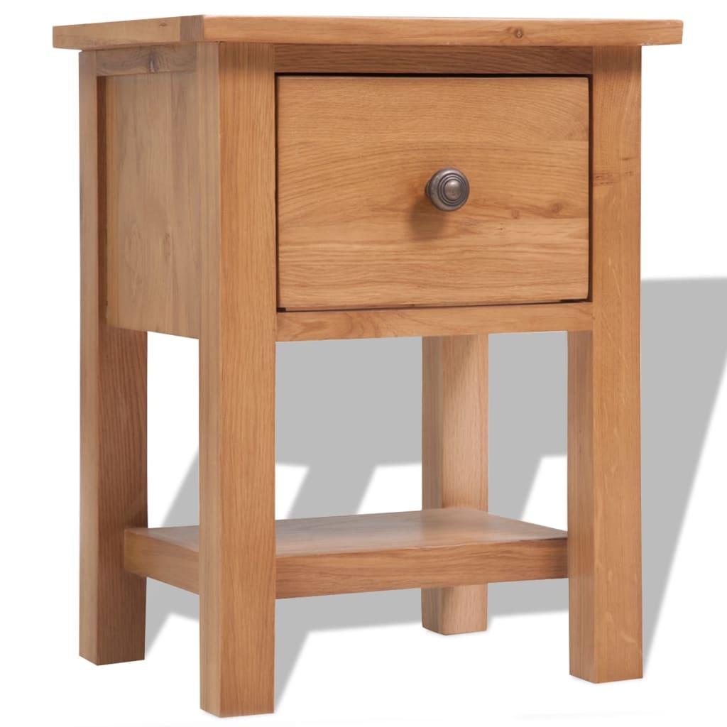 Bedside tables 2 pcs. 36x30x47 cm solid oak