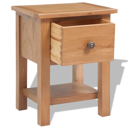 Bedside tables 2 pcs. 36x30x47 cm solid oak