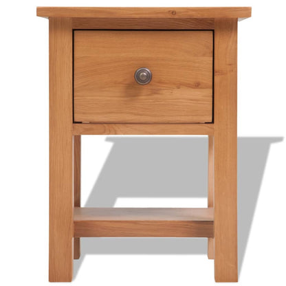 Bedside tables 2 pcs. 36x30x47 cm solid oak