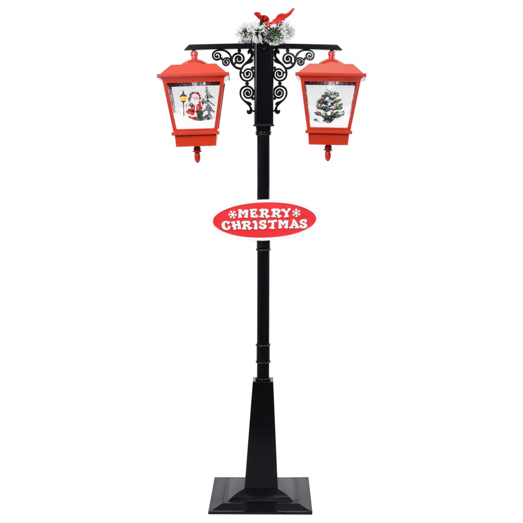 Weihnachts-Straßenlampe mit Weihnachtsmann 81 x 40 x 188 cm PVC