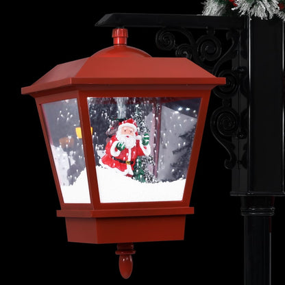 Weihnachts-Straßenlampe mit Weihnachtsmann 81 x 40 x 188 cm PVC