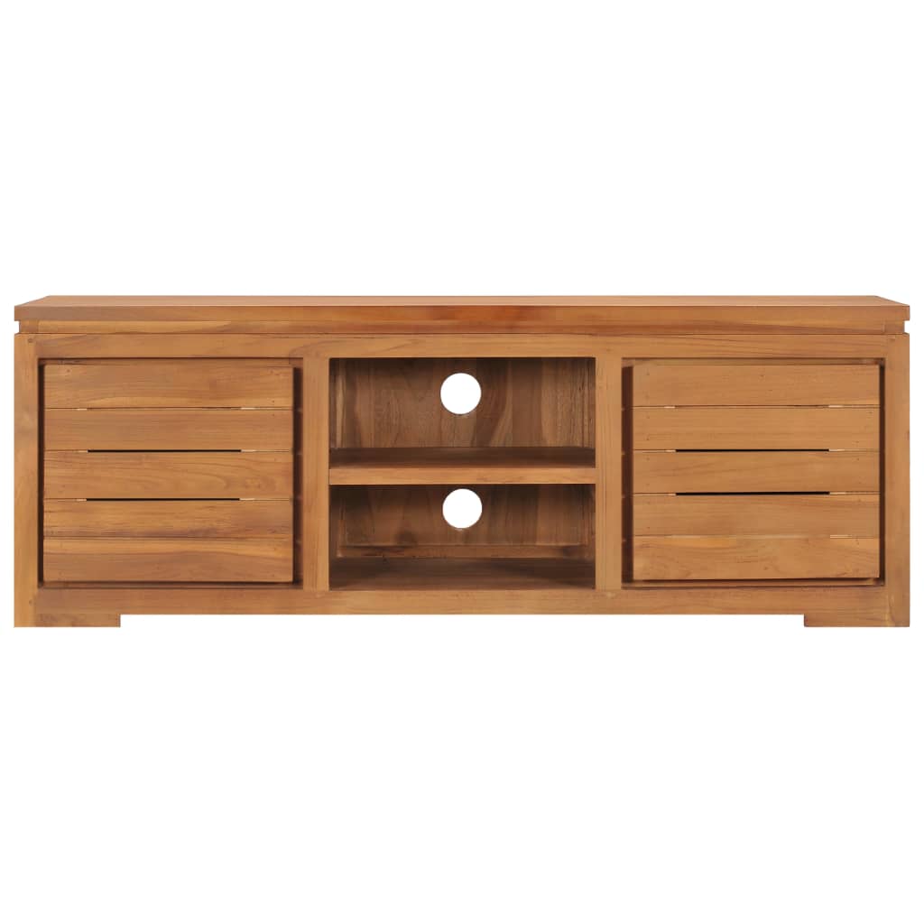 TV-Schrank 110 x 30 x 40 cm Teak Massivholz