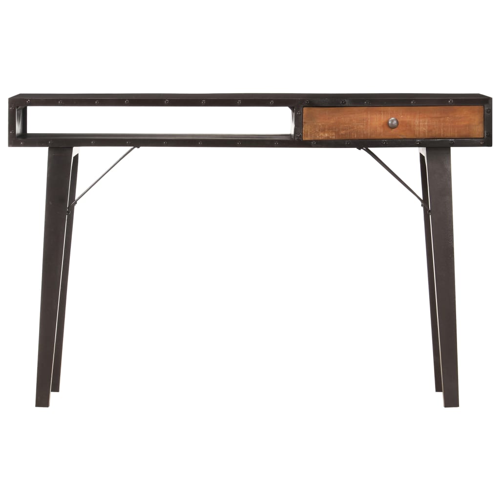 Console table 118x35x76 cm solid reclaimed wood