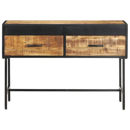 Console table 110x35x75 cm rough mango wood