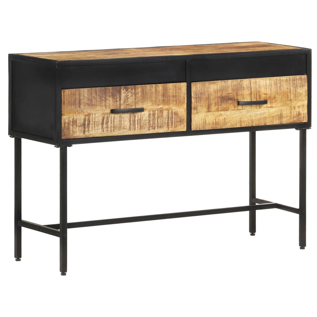 Console table 110x35x75 cm rough mango wood