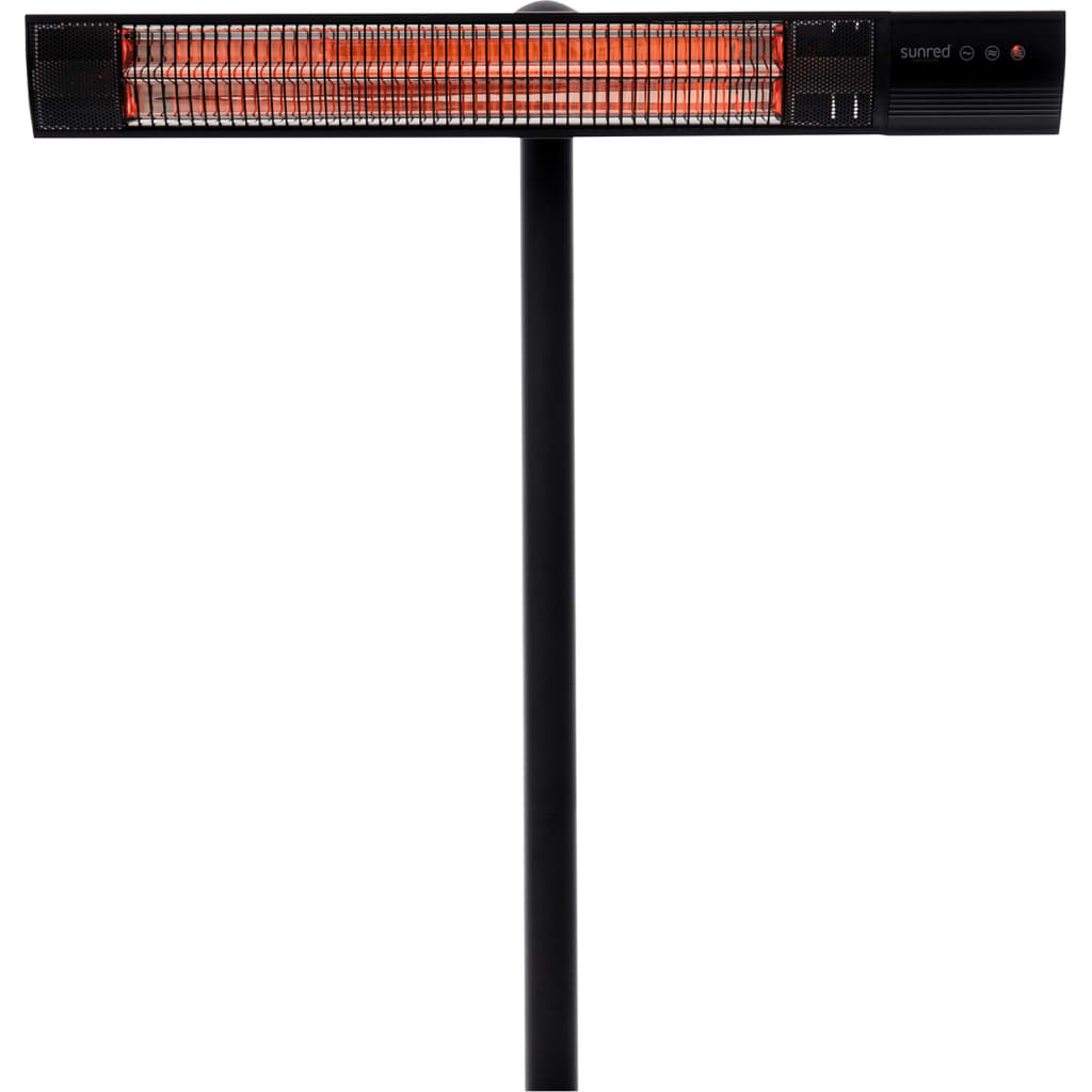 Standheizstrahler Sunred Royal Diamond Dark Rotgold-Karbon 2500W Schwarz