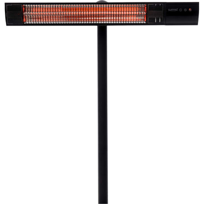 Standheizstrahler Sunred Royal Diamond Dark Rotgold-Karbon 2500W Schwarz